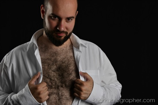 masculine hairy guy in suit and tye - aesthetic and erotic bear man pictures
