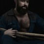 WorkerMEN - low key art  project - strong nipple men photography by BearPhotographer.com