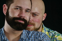 LoverMEN - bearded couple at StrongMEN Studio