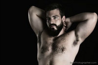 LowKeyMEN project - hot bearded muscle men - studio photo shooting