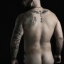 LeatherMEN project - tattooed guy at the @ StrongMEN.Studio project by BearPhotographer - strong men art photography
