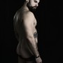 LeatherMEN project - tattooed guy at the @ StrongMEN.Studio - muscle bear sexy masculine men
