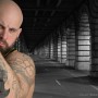UrbanMENproject - tattooed guy at the @ StrongMEN.Studio photo shooting - strong male photography -  abandoned places and masculine photography - erotic male photography