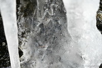 Frozen Water - nature is the artist - winter impression from the sout of the Alps