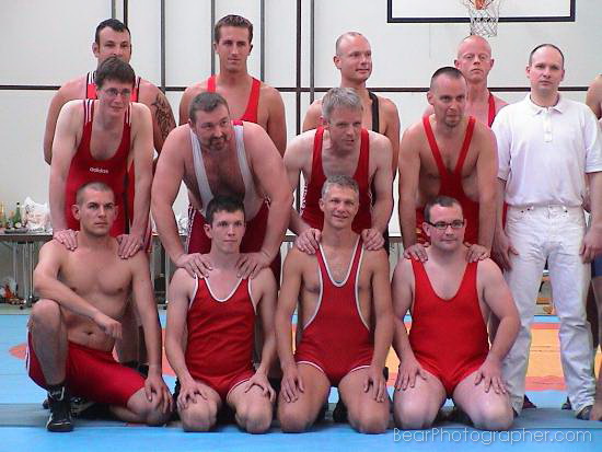 bear wrestling - gay olympic games Munich 2004