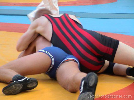 Bear wrestling singlets - wrestling fighter pictures - male sport photography by BearPhotographer.com.