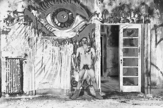 male art - nude in lost place - erotic photo shoot