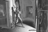 artistic adult content - lost places comic style male photography