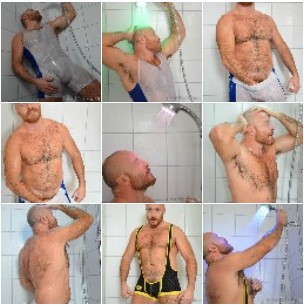 Bearded hunk wrestling gear shower - aesthetic pictures of a bear wrestler by BearPhotographer