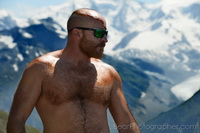 mountains hiking muscle bear