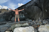 mountais hiking - glacier shooting - masculine photography