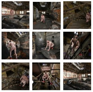 LostPlacesMEN project - Naked in lost places - erotic male urban shots - industrial masculine photography