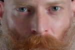 redhead and bearded men - strong redhead photograpgy