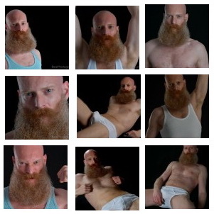 Ginger and bearded - strong redhead photograpgy  