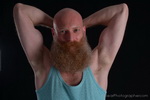 Ginger arm pits and red public hair - erotic photos