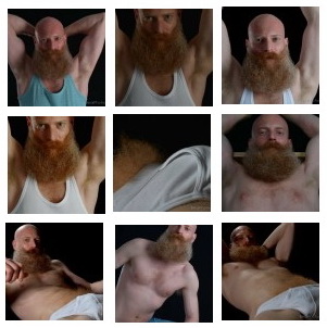 WhiteBriefsMEN project - Ginger arm pits and red public hair - erotic photos