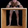 bearded red haired young bear  - young hairy bear studio shots - strong bearded men pictures