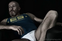 Le Corbusier Chair LC-01 - muscle bear art pictures - strong male photography