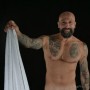 white towel muscle bear project  - muscle bear art pictures - strong male photography