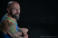 hairy musclebear - male art szudio photography