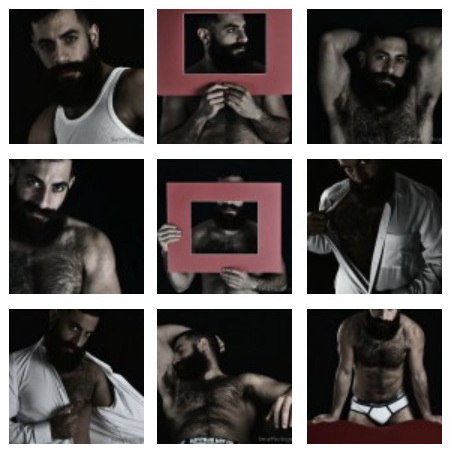 FrameMEN project - the dark side of hairy bearded men