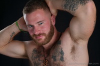 Arm pits of hairy sexy men - hairy male pictures shot by BearPhotographer