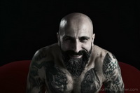 TattooedMEN and LowKeyMEN project - masculine inked bearded muscle guy