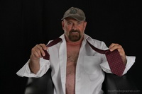 WhiteShirtMEN - white shirts on hairy man skin by BearPhotographer.com