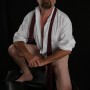 NudeStudioMEN - stocky hairy guys posing naked in the StrongMenStudio