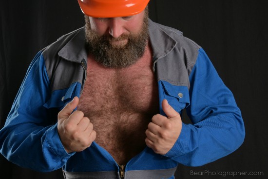 BeardedMEN project - strong worker men photography by photographer