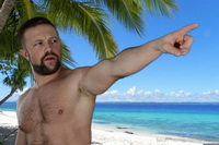 OutdoorMEN - beaches - beefy dude outdoor photo shoot