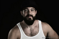 LowKeyMEN project - hot bearded muscle men - studio photo shooting