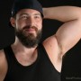 ArtArmPitsMEN - tattooed guy at the @ MalePHoto.Studio