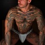 Logan Mc Cree - erotic hotel photo shoot - tattooed inked pictures