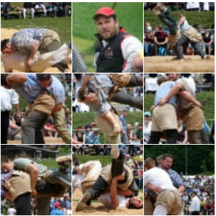 Swiss wrestling photos - beefy strong men - stocky schwingen fighter picturtes