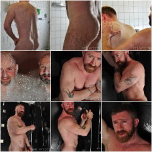 Photos masculine sports men in shower - pictures by BearPhotographer
