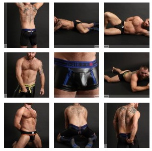 Full Kit gear new style - naked Jock straps photo shoot - strong nude male photography