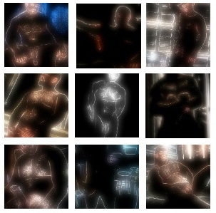 DarkLightMEN project pictures - N e o n   h a i r y   s t o k y   m a l e   a r t  -  erotic and aesthetic muscle bear art pictures to enjoy