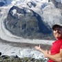 Zermatt, Matterhorn, Gornergrat, Swiss Alps glacer and mountain photo shoot with red haired muscled dude