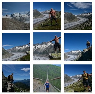 Stocky ginger guy - Aletsch glacier mountains hiking - male oudoor photography