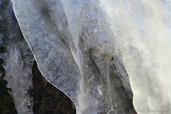 Frozen Water - nature is the artist - winter ipression from the south of the Alps