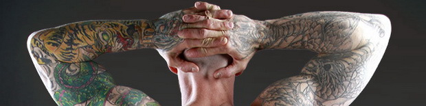 tattooed men shot by BearPhotographer