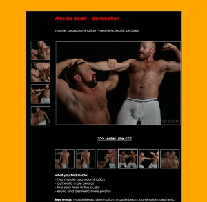 Muscle Bears domination - aesthetic and erotic photos shot by SwissPhotographer at the personal studio