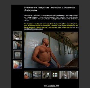 Beefy men in lost places  -  industrial & urban male photography