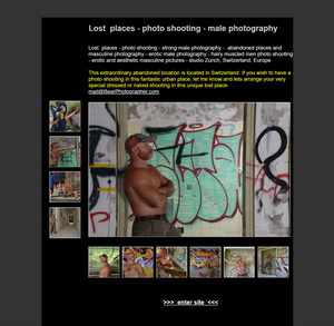 Lost  places - photo shooting - strong male photography