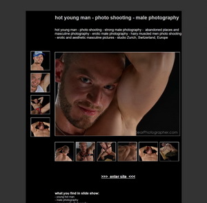 hot young man - photo shooting - male photography