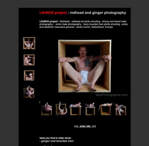 MENbox project - Redhead and  ginger photography