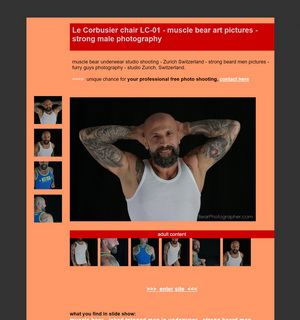 Inked tatooed men in underwear - male photo shooting