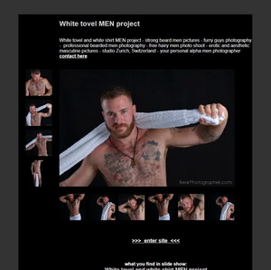 WhiteTovelMEN project - strong male photography
