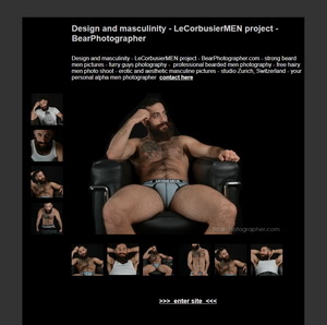 Design and masculinity - LeCorbusierMEN project - BearPhotographer